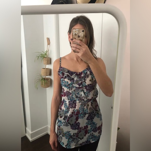 DYNAMITE floral cami tunic length - Picture 5 of 5